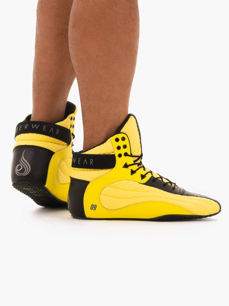 Tenis Halterofilia Ryderwear D-Mak Rogue Hombre Amarillos | DUXYN6780