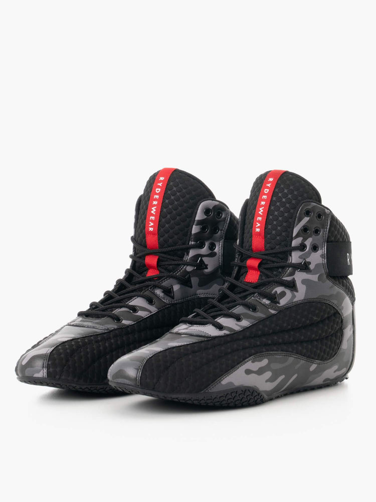 Tenis Halterofilia Ryderwear D-Mak Rogue Hombre Negros | LNWFS1937
