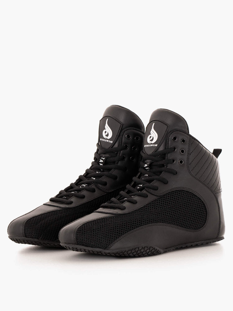 Tenis Halterofilia Ryderwear D-Mak Velocity Hombre Negros | AOBDU7956