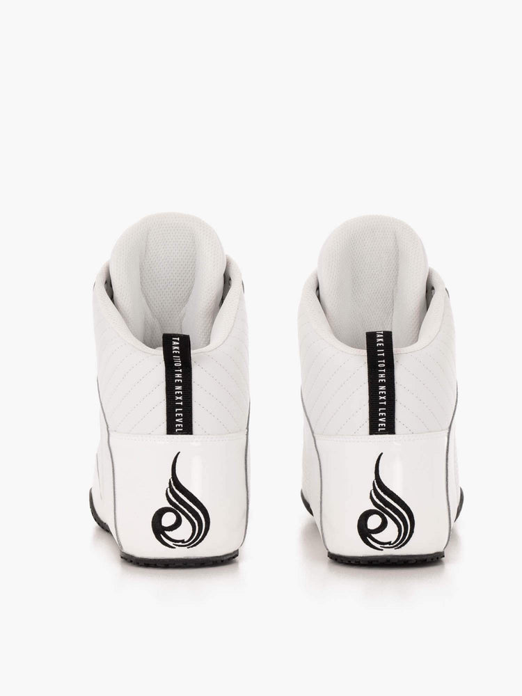 Tenis Halterofilia Ryderwear D-Mak Velocity Hombre Blancos | JCDQP4651