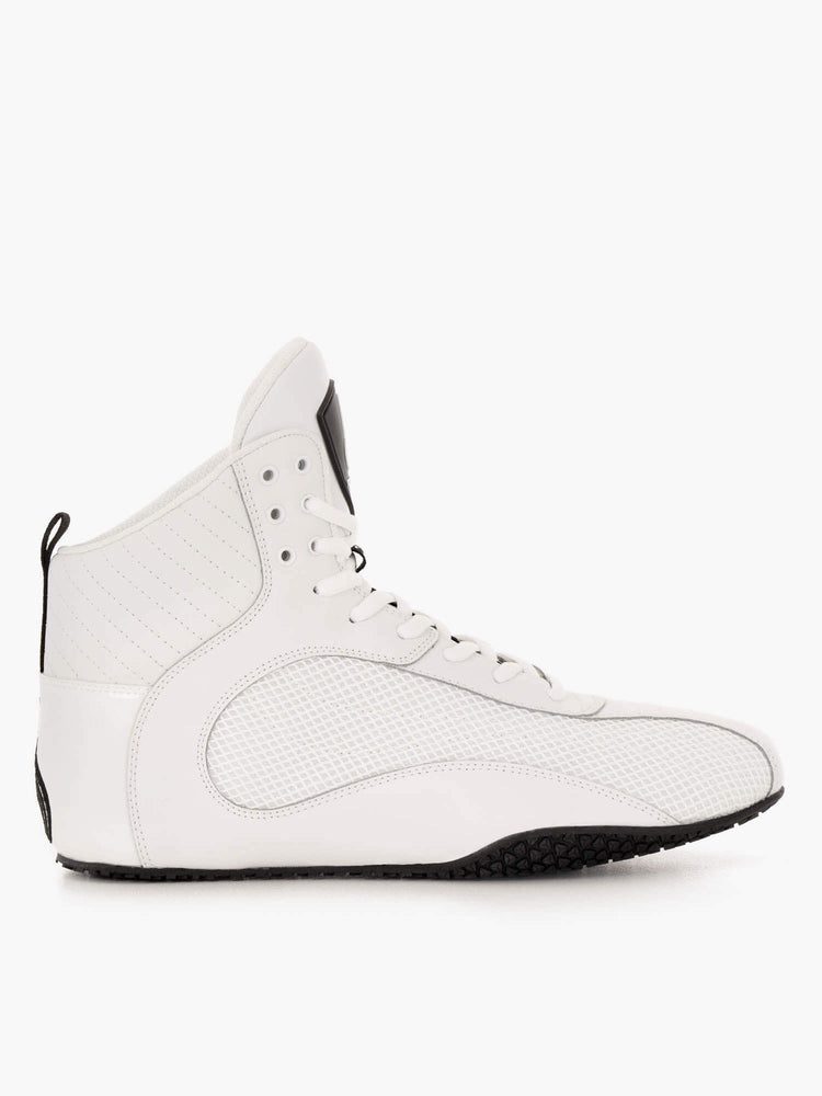 Tenis Halterofilia Ryderwear D-Mak Velocity Hombre Blancos | JCDQP4651