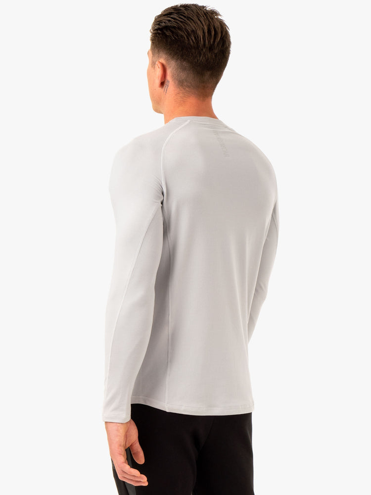 Tops Ryderwear Enhance Long Sleeve Entrenamiento Hombre Grises | DZAPN6920