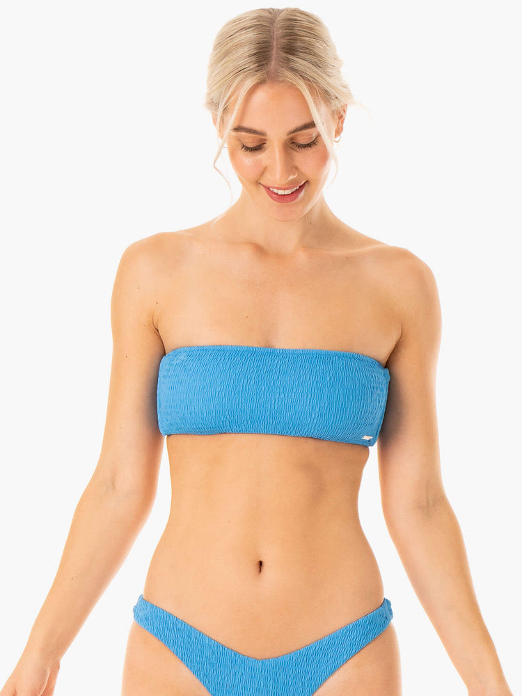 Tops Ryderwear Paradise Bandeau Bikini Mujer Azules | XEBMC0157