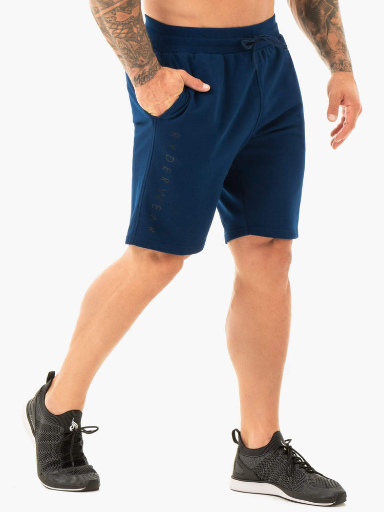 Bermudas Ryderwear Original Pista Hombre Azul Marino | YXWNC6948