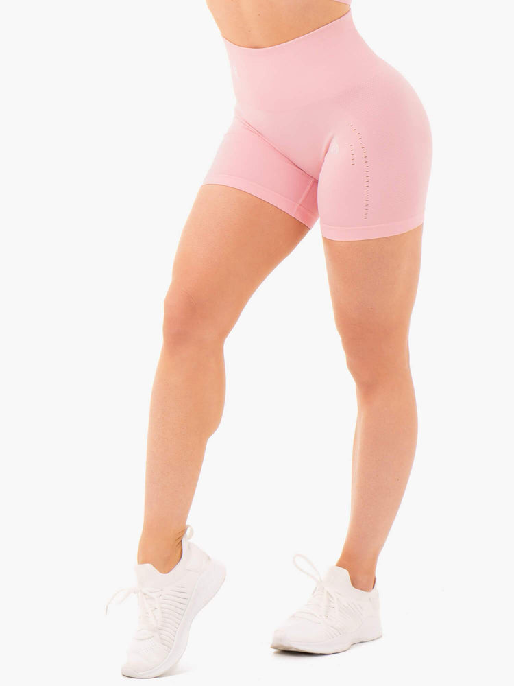 Bermudas Ryderwear Seamless Staples Mujer Rosas | LJHXA3471