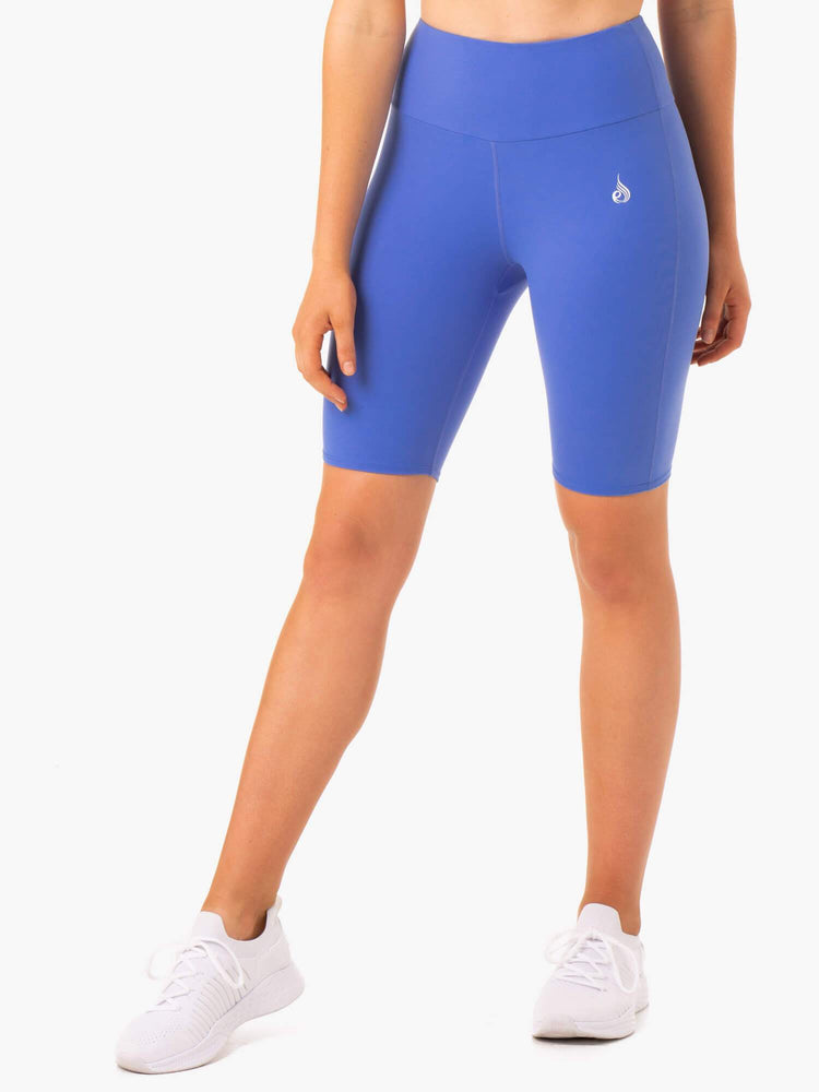 Bermudas Ryderwear Staples Scrunch Bum Bike Mujer Azules | HPWIQ6147