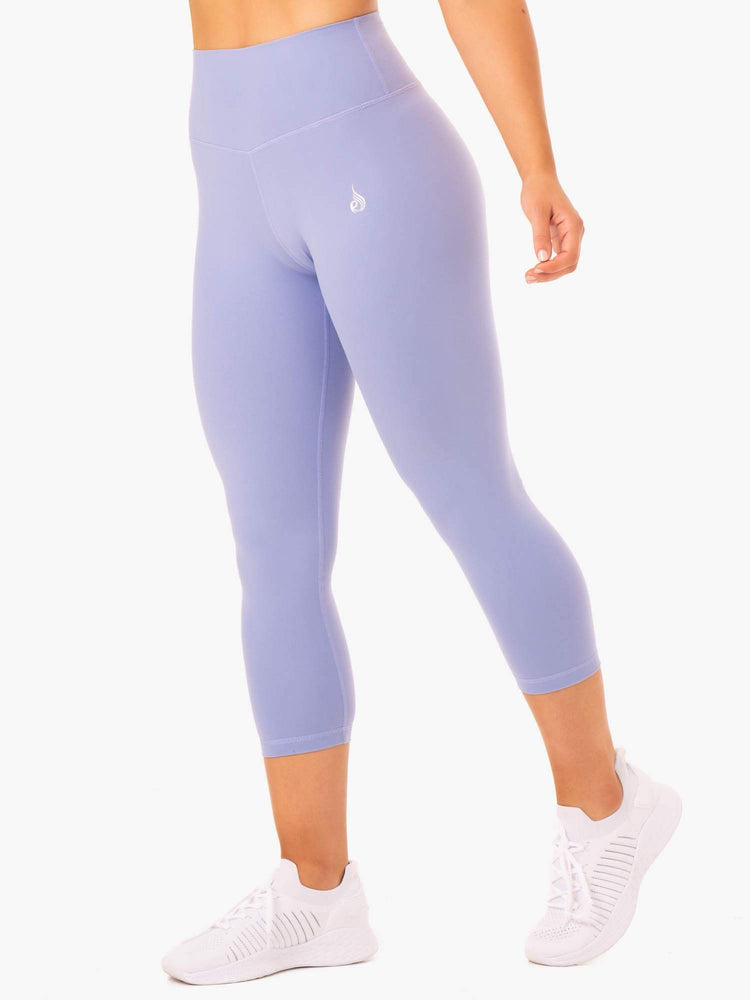 Leggins Ryderwear Base 7/8 High Waisted Mujer Morados | TJQKW0839