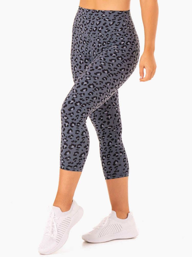 Leggins Ryderwear Híbrido 7/8 Mujer Leopardo | HMPGI0285