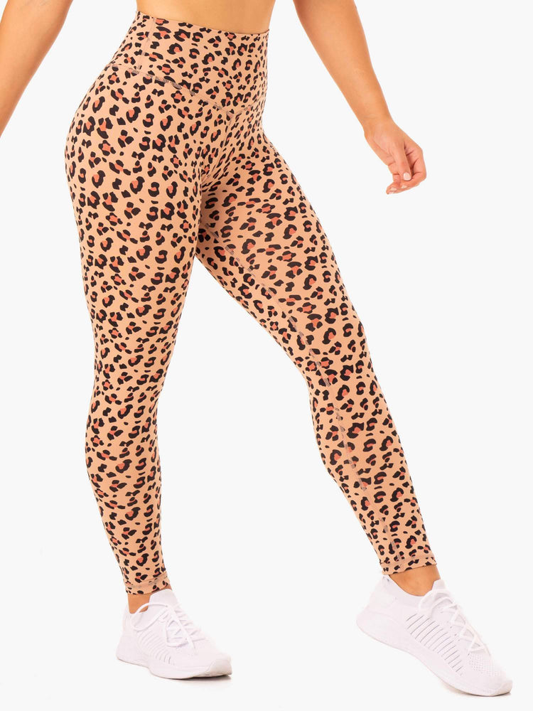 Leggins Ryderwear Híbrido Full Length Mujer Marrom | VDNGL5893
