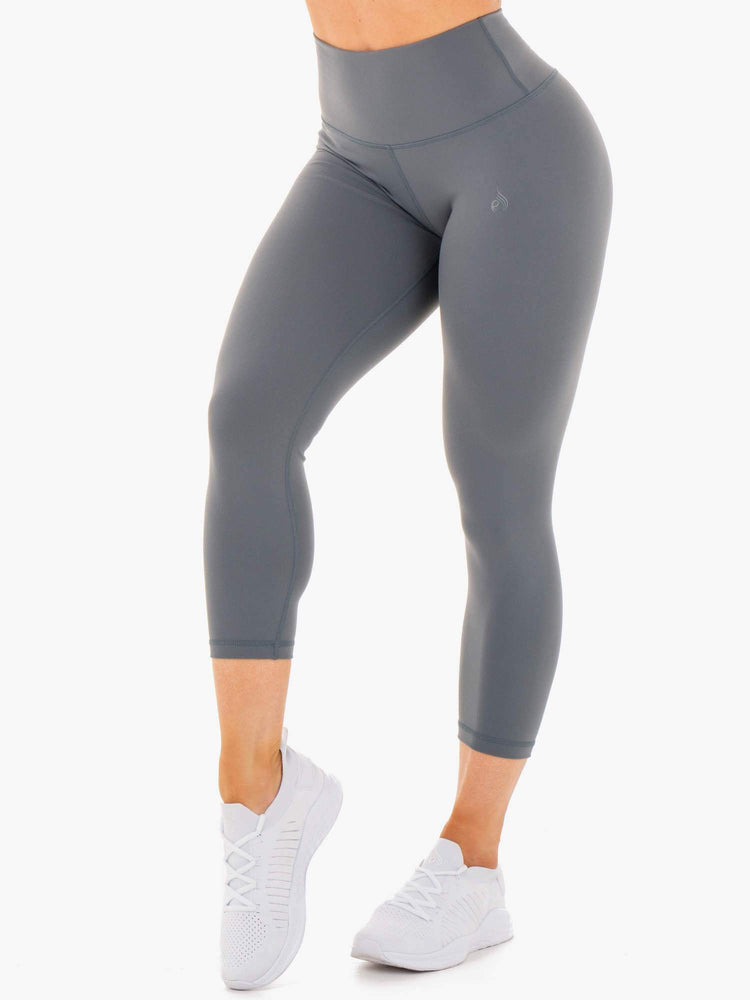 Leggins Ryderwear Motion High Waisted 7/8 Mujer Grises | HRWJB4681