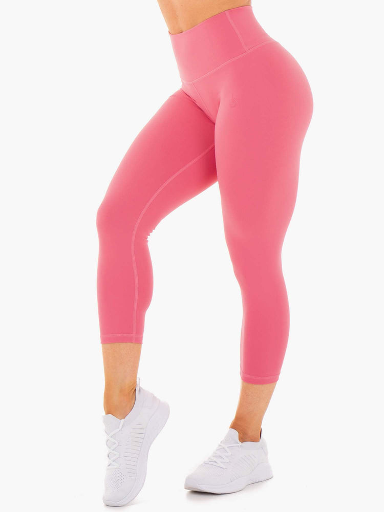 Leggins Ryderwear Motion High Waisted 7/8 Mujer Rosas | JGMRF2357