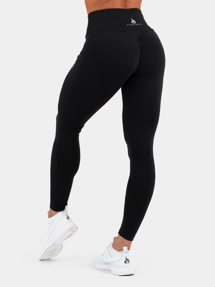 Leggins Ryderwear Staples Scrunch Bum Mujer Negros | BEQID7593