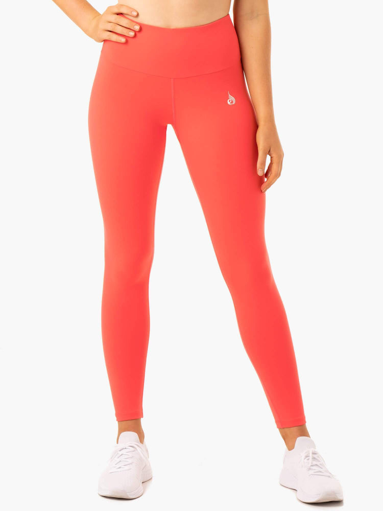 Leggins Ryderwear Staples Scrunch Bum Mujer Coral | MSOIW8146