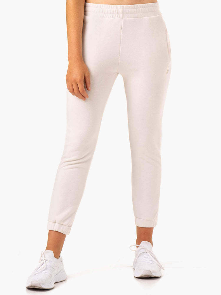 Pantalones Ryderwear Adapt Pista Mujer Blancos | KYFLS5986