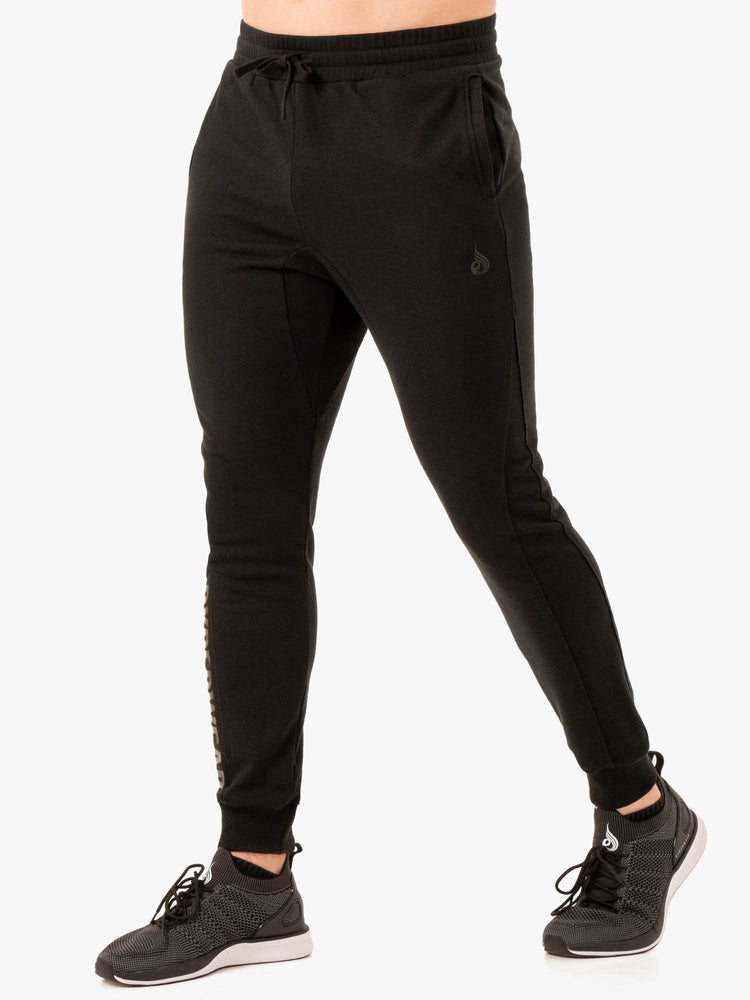 Pantalones Ryderwear Force Pista Hombre Negros | UDJZM6051