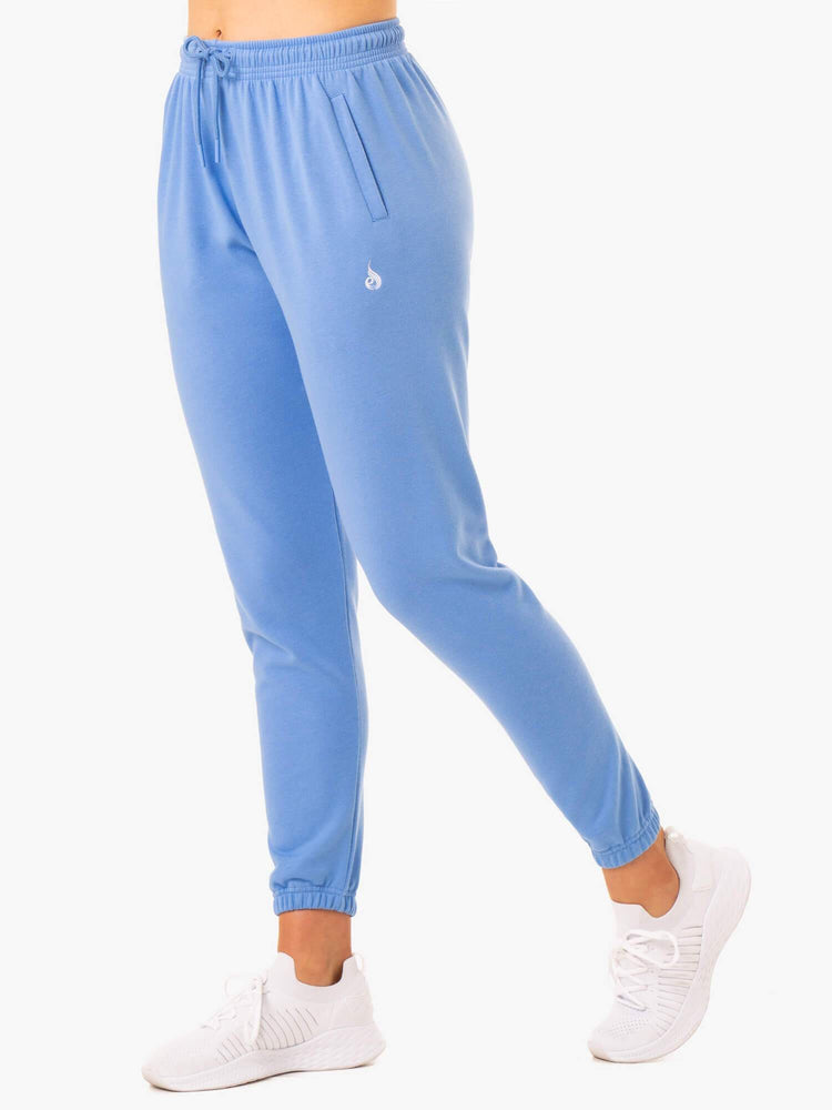 Pantalones Ryderwear Off-Duty Fleece Pista Mujer Azules | MURWK1529