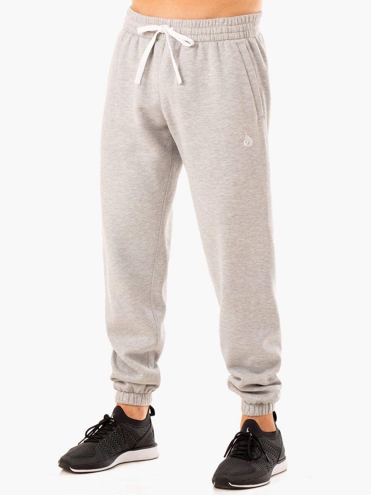 Pantalones Ryderwear Recharge Relaxed Pista Hombre Grises | SMPLQ4835