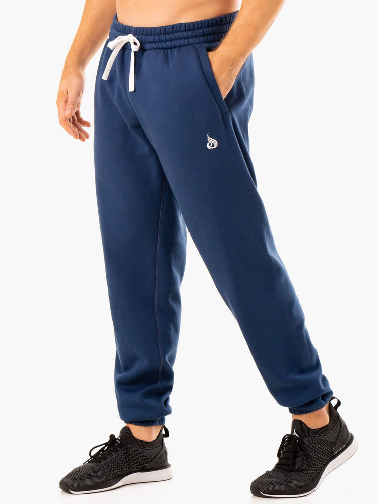 Pantalones Ryderwear Recharge Relaxed Pista Hombre Azules | UWCIP2540