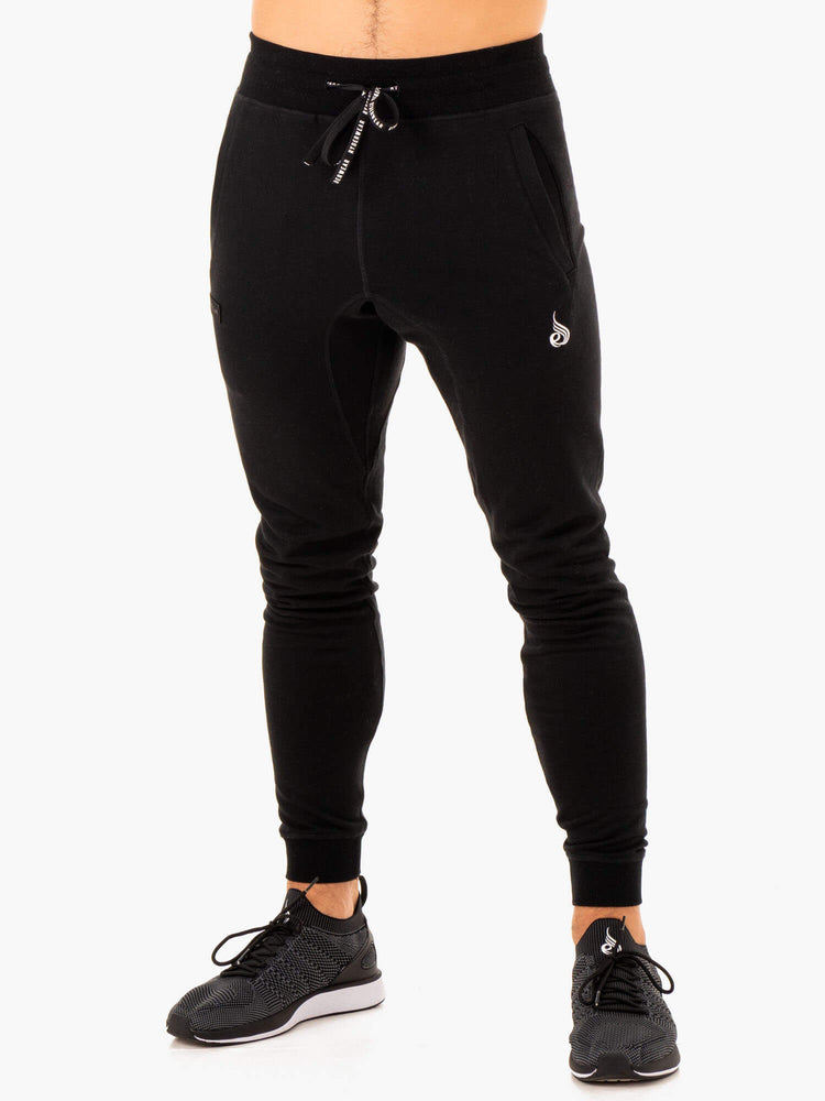 Pantalones Ryderwear Recharge Tapered Pista Hombre Negros | RZYNM8241