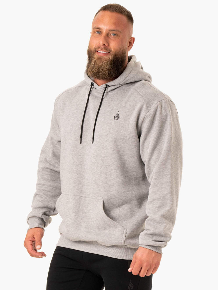 Sudadera Con Capucha Ryderwear Reset Pullover Hombre Grises | EKJIM8461