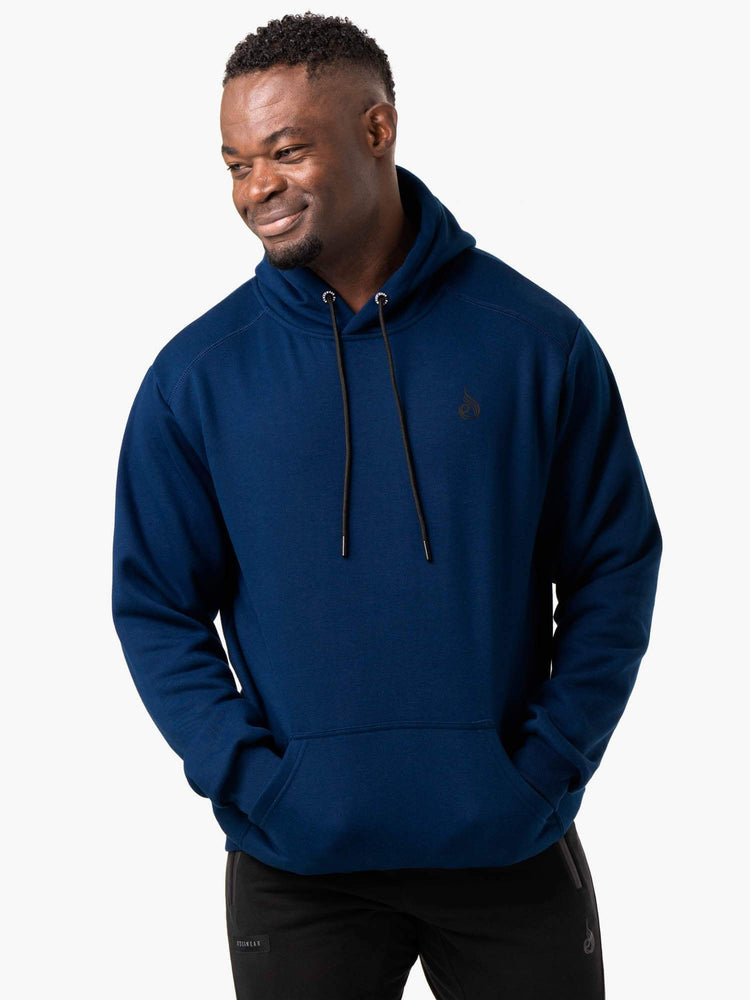 Sudadera Con Capucha Ryderwear Reset Pullover Hombre Azules | SPOHW0948