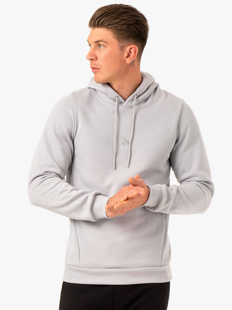 Sudadera Con Capucha Ryderwear Restore Pullover Hombre Grises | GHJMN0576