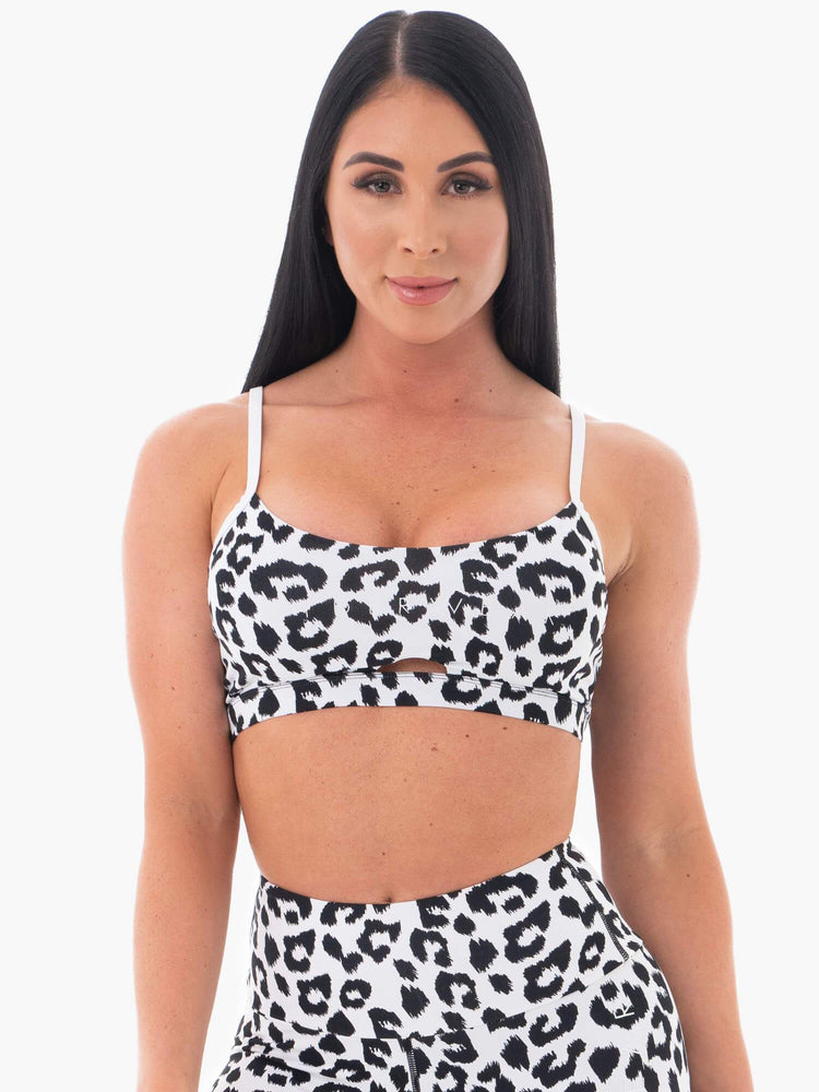 Sujetadores Deportivos Ryderwear Animal Mujer Leopardo | HAULT6205