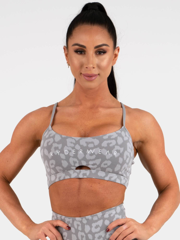 Sujetadores Deportivos Ryderwear Animal Mujer Grises | KGRQO1594