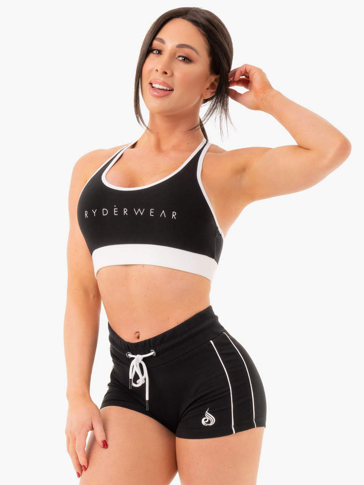 Sujetadores Deportivos Ryderwear Pista Mujer Negros | XYHFE3614