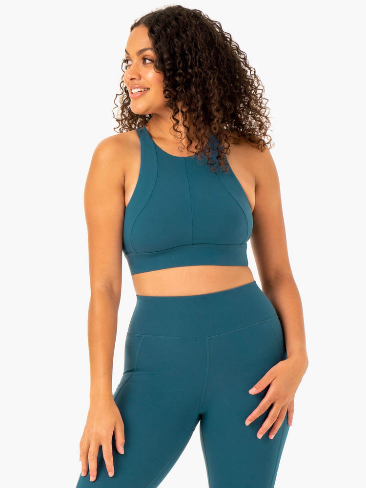 Sujetadores Deportivos Ryderwear Reset High Impact Mujer Turquesa | KIAXY7491