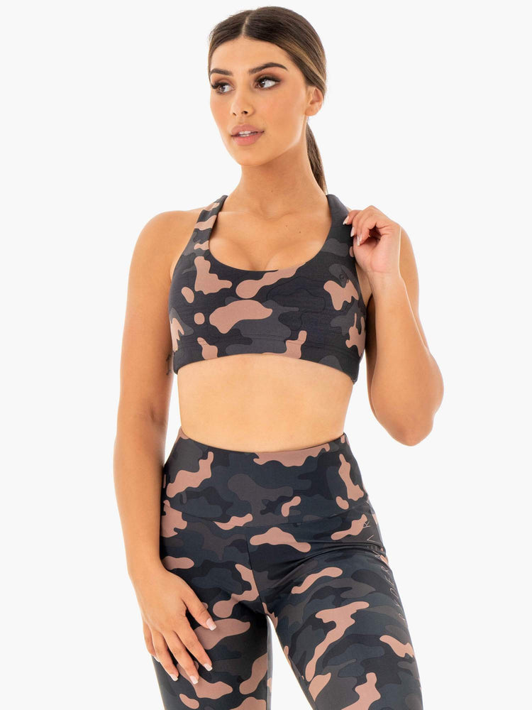 Sujetadores Deportivos Ryderwear Rose Mujer Camuflados | XMNTF0834