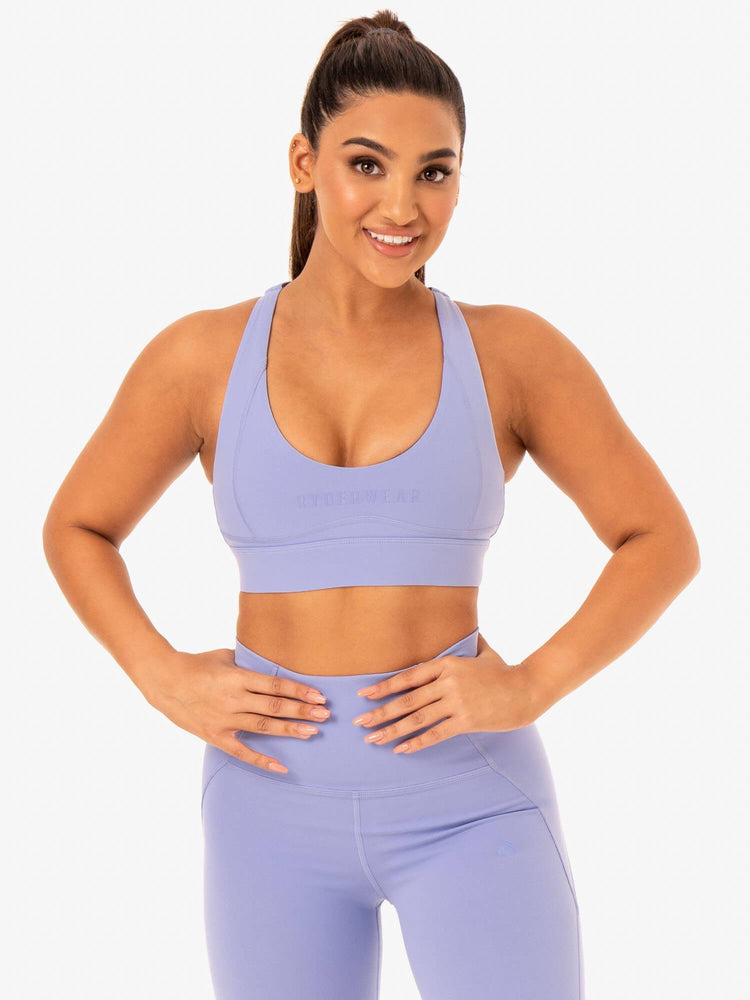 Sujetadores Deportivos Ryderwear Sola Mujer Morados | SICDL5061