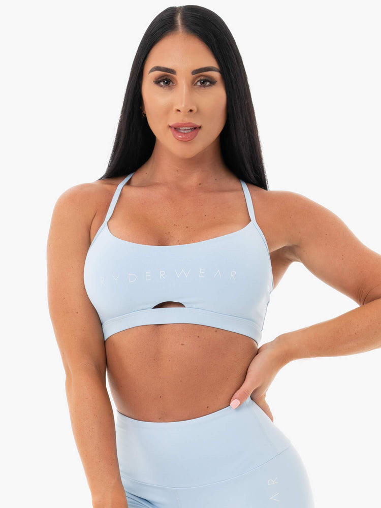 Sujetadores Deportivos Ryderwear Staples Mujer Azules | YNWKR8034