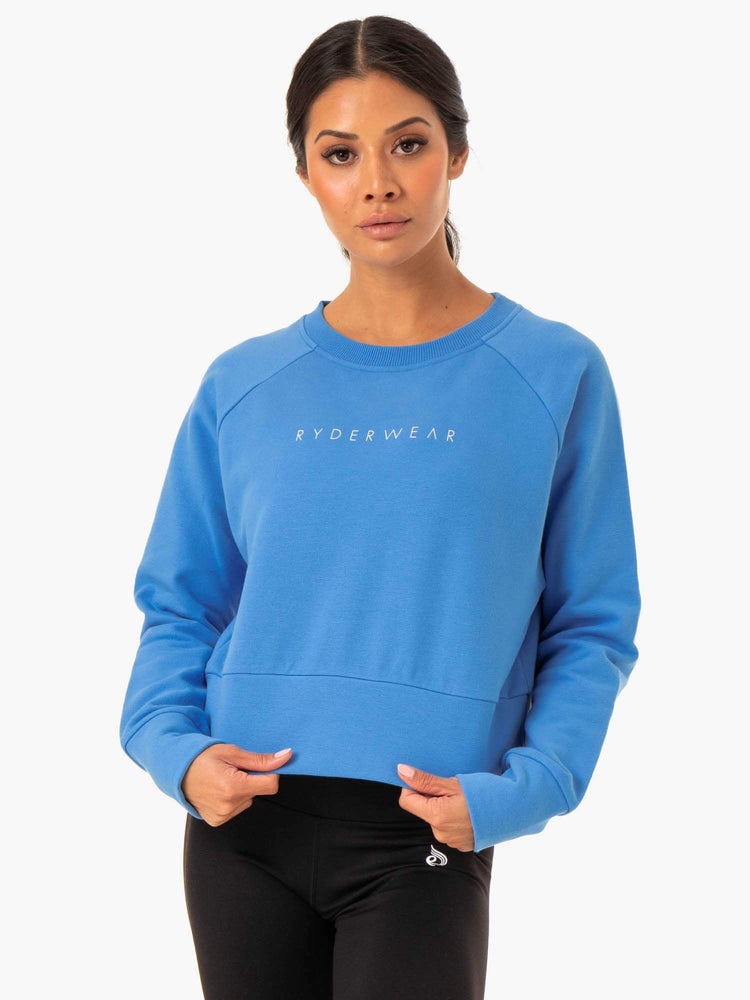 Suéteres Ryderwear Motion Mujer Azules | WCERA9871