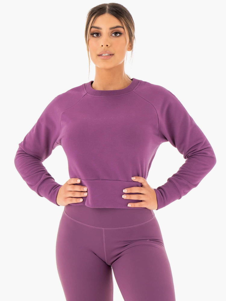 Suéteres Ryderwear Motion Mujer Morados | HBXWR7358