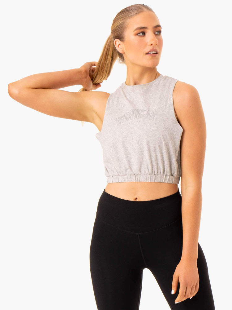 Tank Top Ryderwear Boxer Muscle Mujer Grises | SUXIG5423