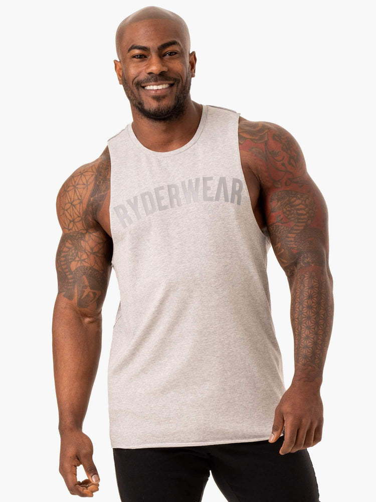 Tank Top Ryderwear Force Baller Hombre Grises | WFHGZ6892