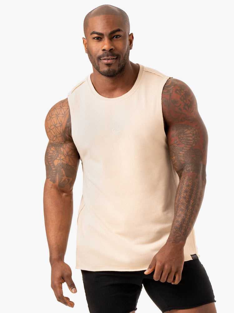 Tank Top Ryderwear Force Fleece Hombre Marrom | YKCBW3429