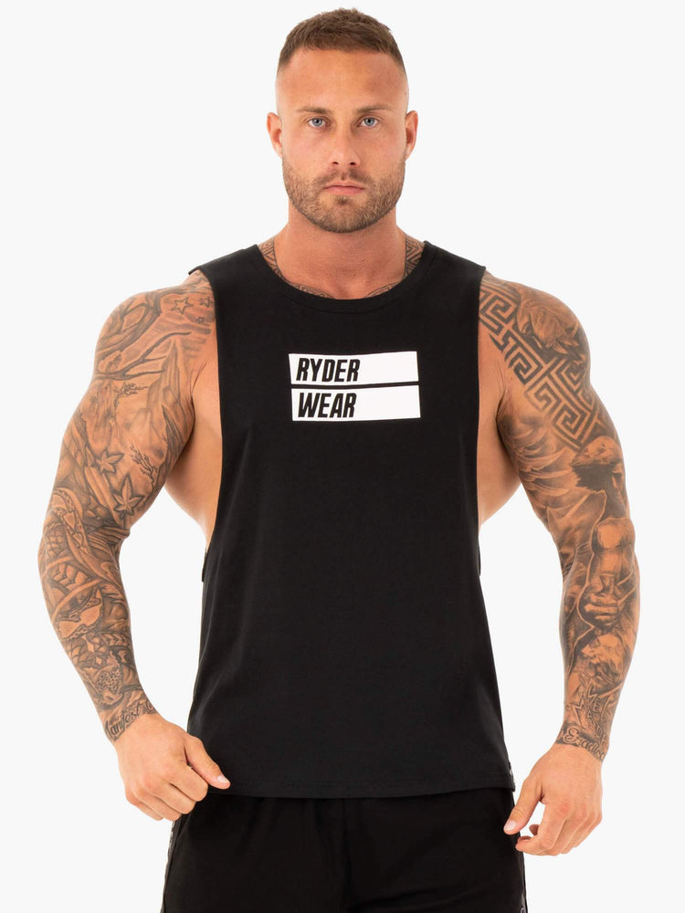 Tank Top Ryderwear Iron Baller Hombre Negros | UNHMY0678