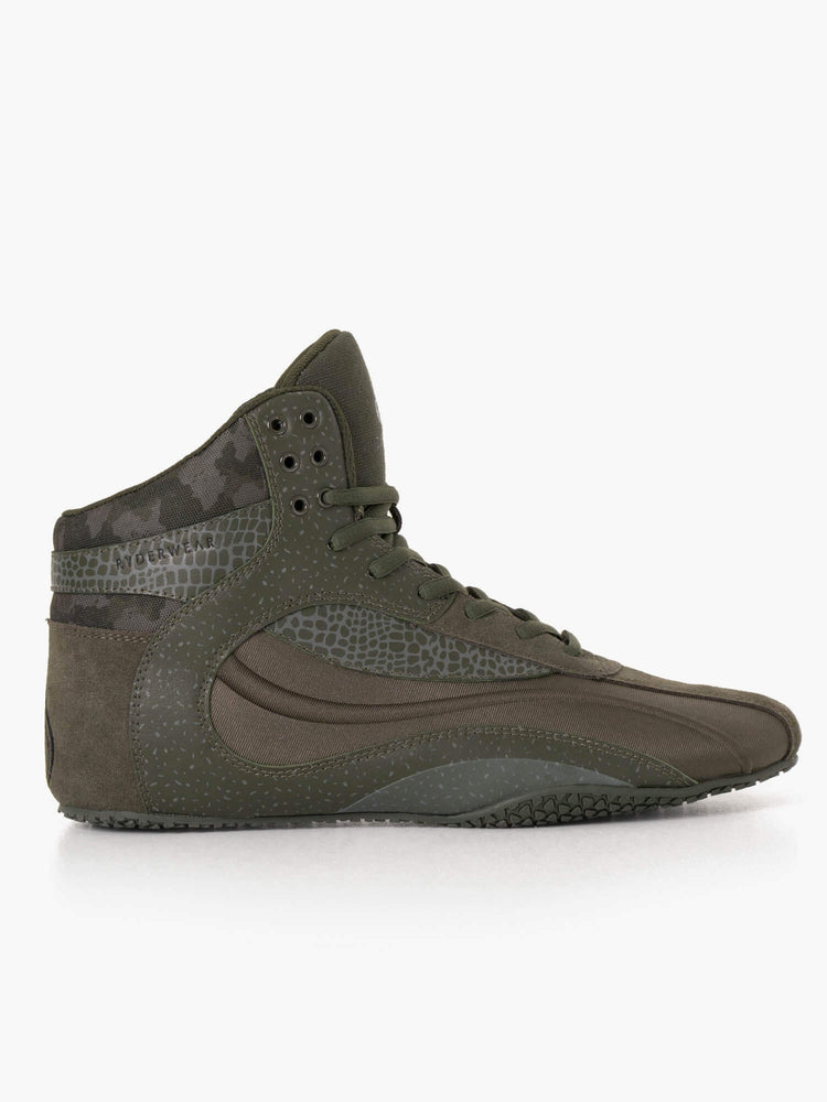 Tenis Halterofilia Ryderwear D-Mak Rapid Hombre Kaki | VEFIH1582
