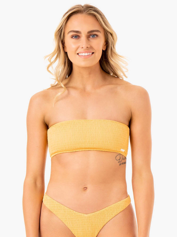 Tops Ryderwear Paradise Bandeau Bikini Mujer Mango | DZMQX3047
